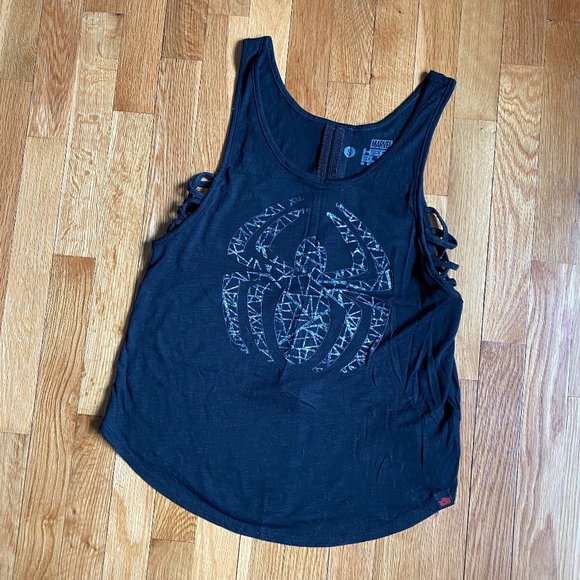 Her Universe Marvel Hero Elite Spider-Man workout top - Picture 1 of 4